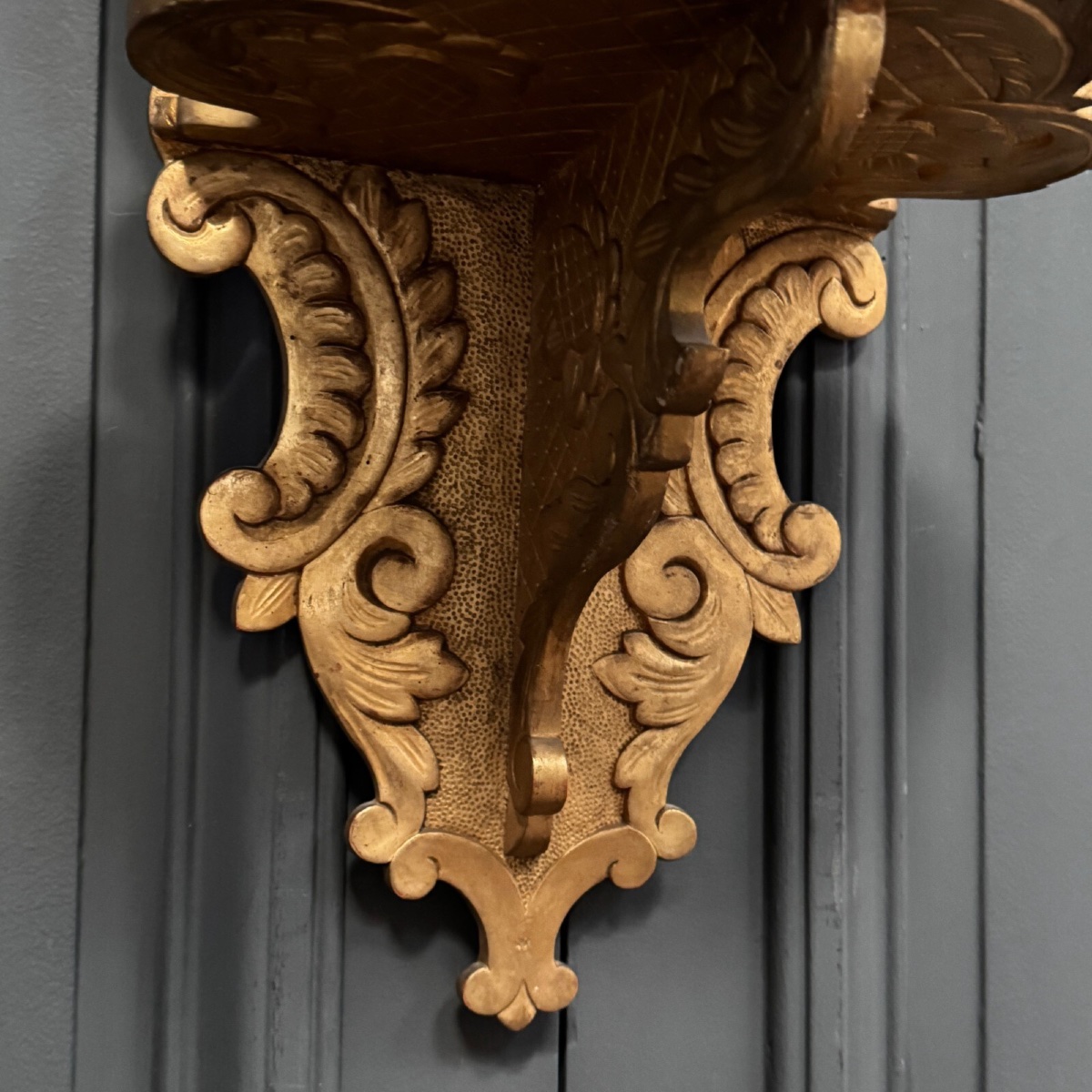 19th Century Carved Gilt Wood Ottoman Shelf -photo-3