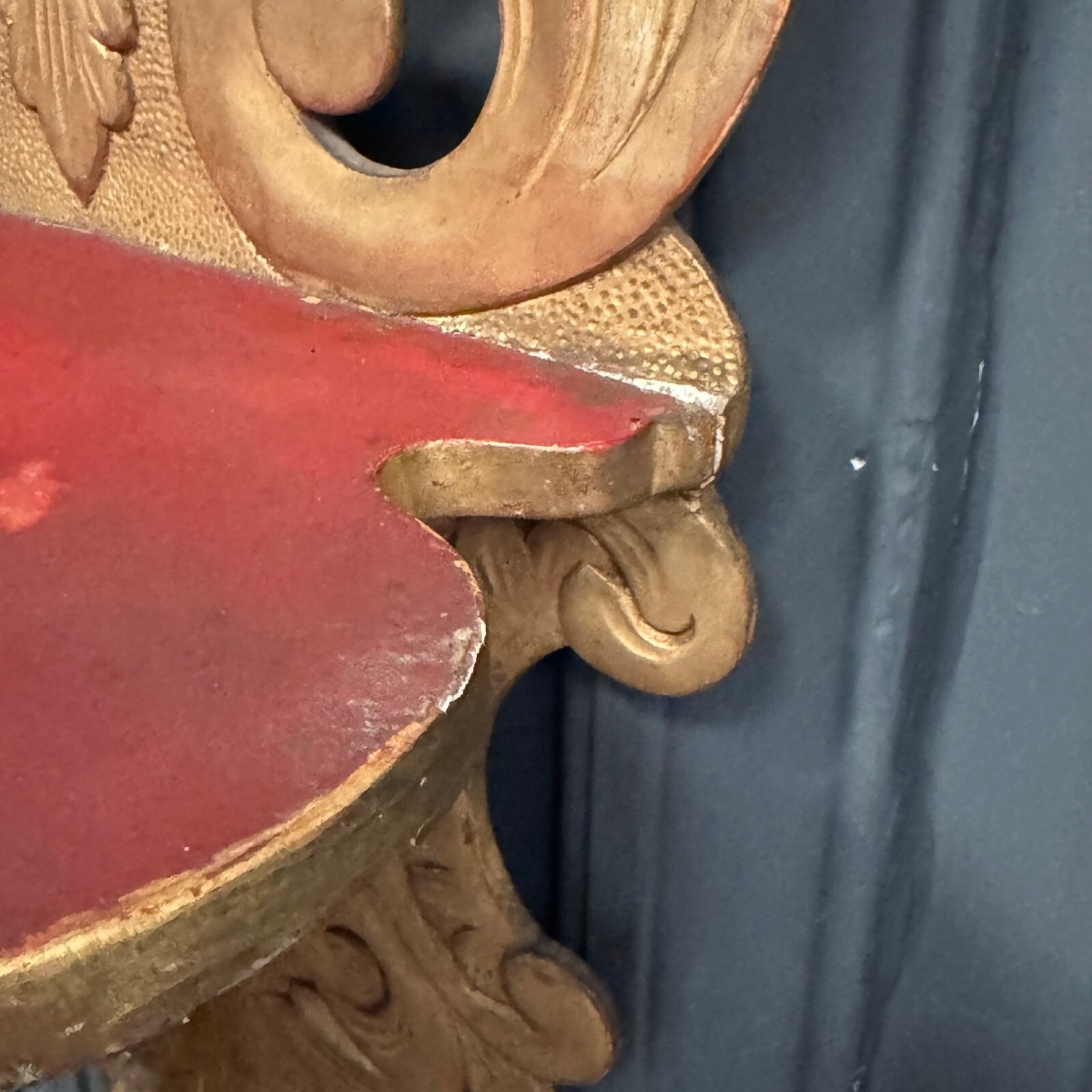 19th Century Carved Gilt Wood Ottoman Shelf -photo-6