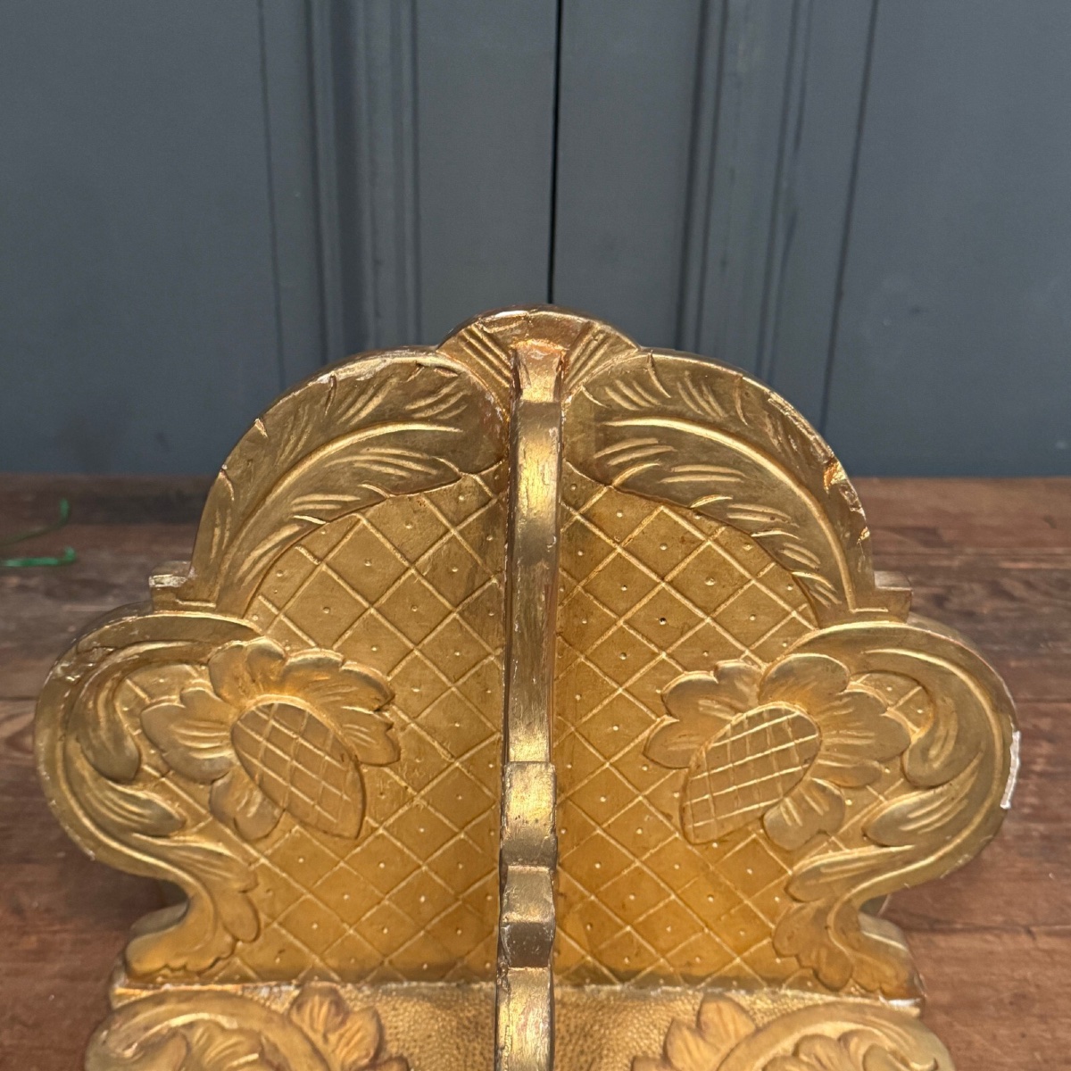 19th Century Carved Gilt Wood Ottoman Shelf -photo-7