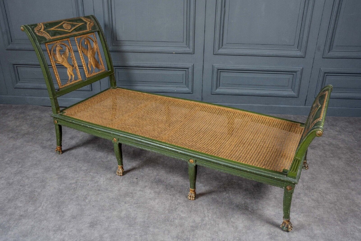 Chaise Longue, Récamier Bench, Daybed, Sphinx, Claw Feet 