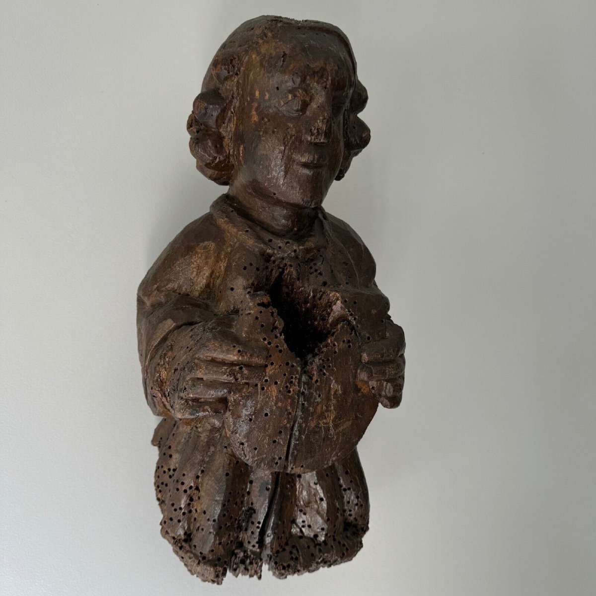 Oak Angel Executive Holder 15th Century-photo-4