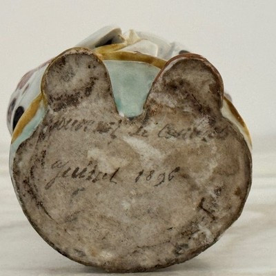 Poupée en porcelaine d'Arita Japon fin XIXe -photo-7