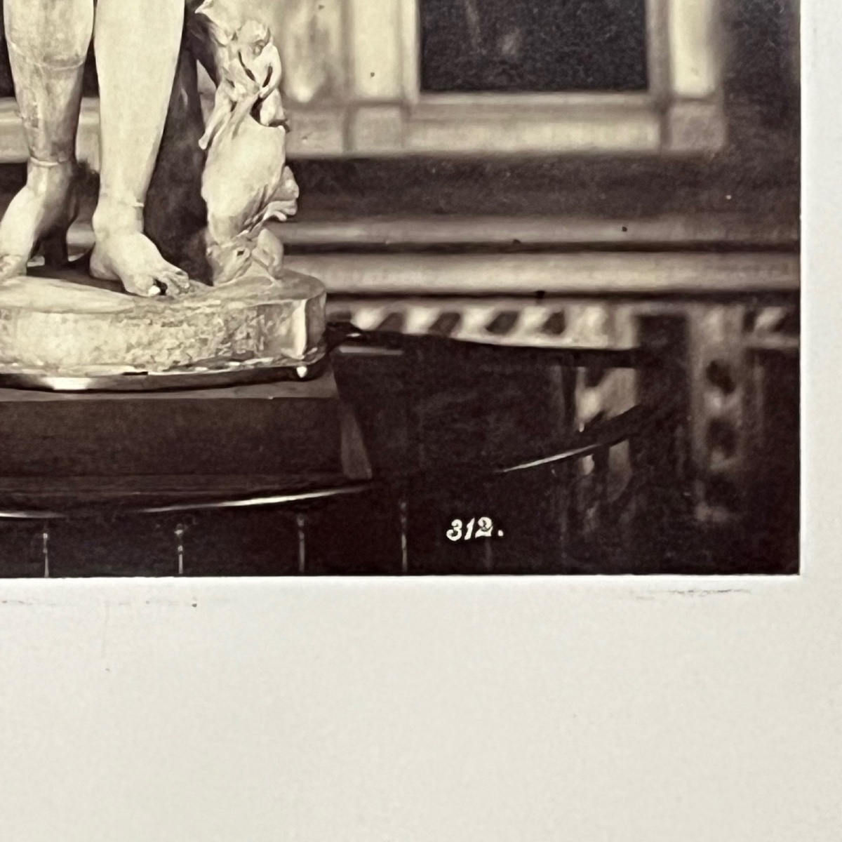 Photo albumine Musée de Florence - La Vénus de Médicis XIXe -photo-3