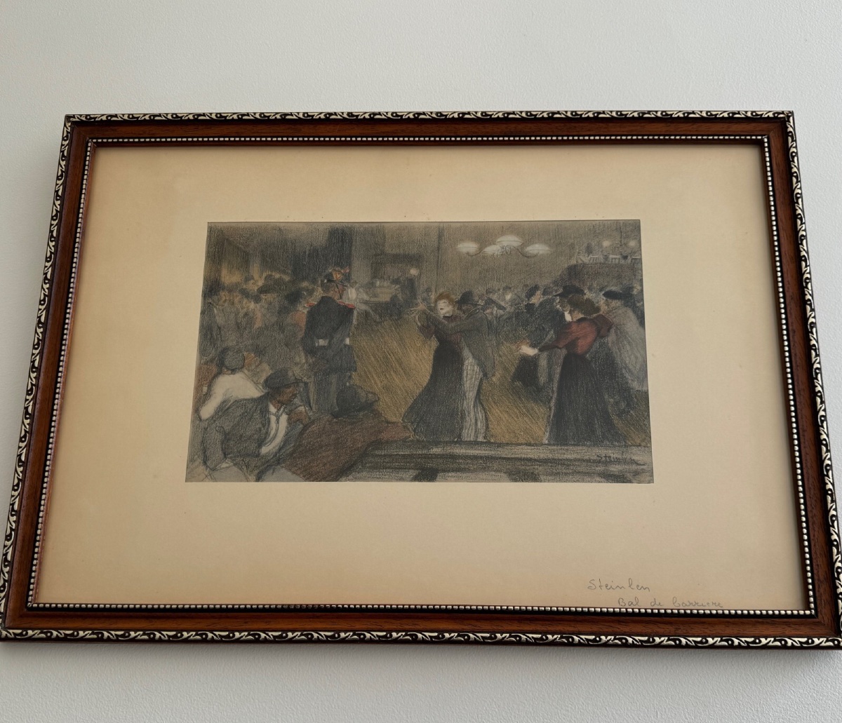 Lithographie en couleur par Théophile-Alexandre Steinlen contresignée -photo-3