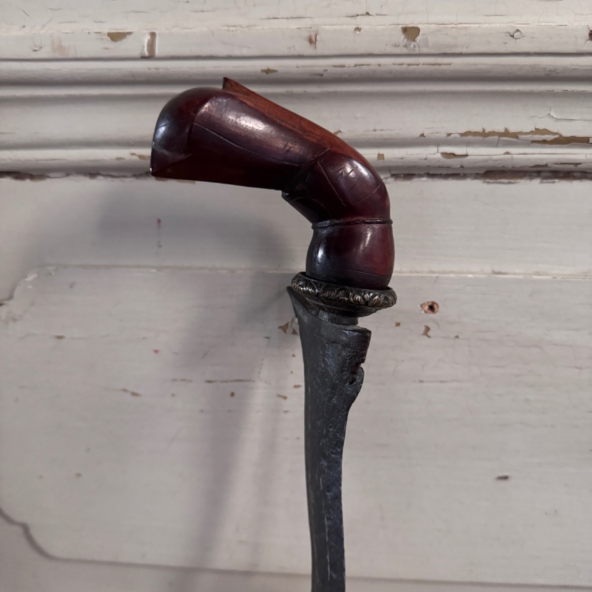 Kriss poignard début XXe Bali Malésie en bois exotique-photo-1