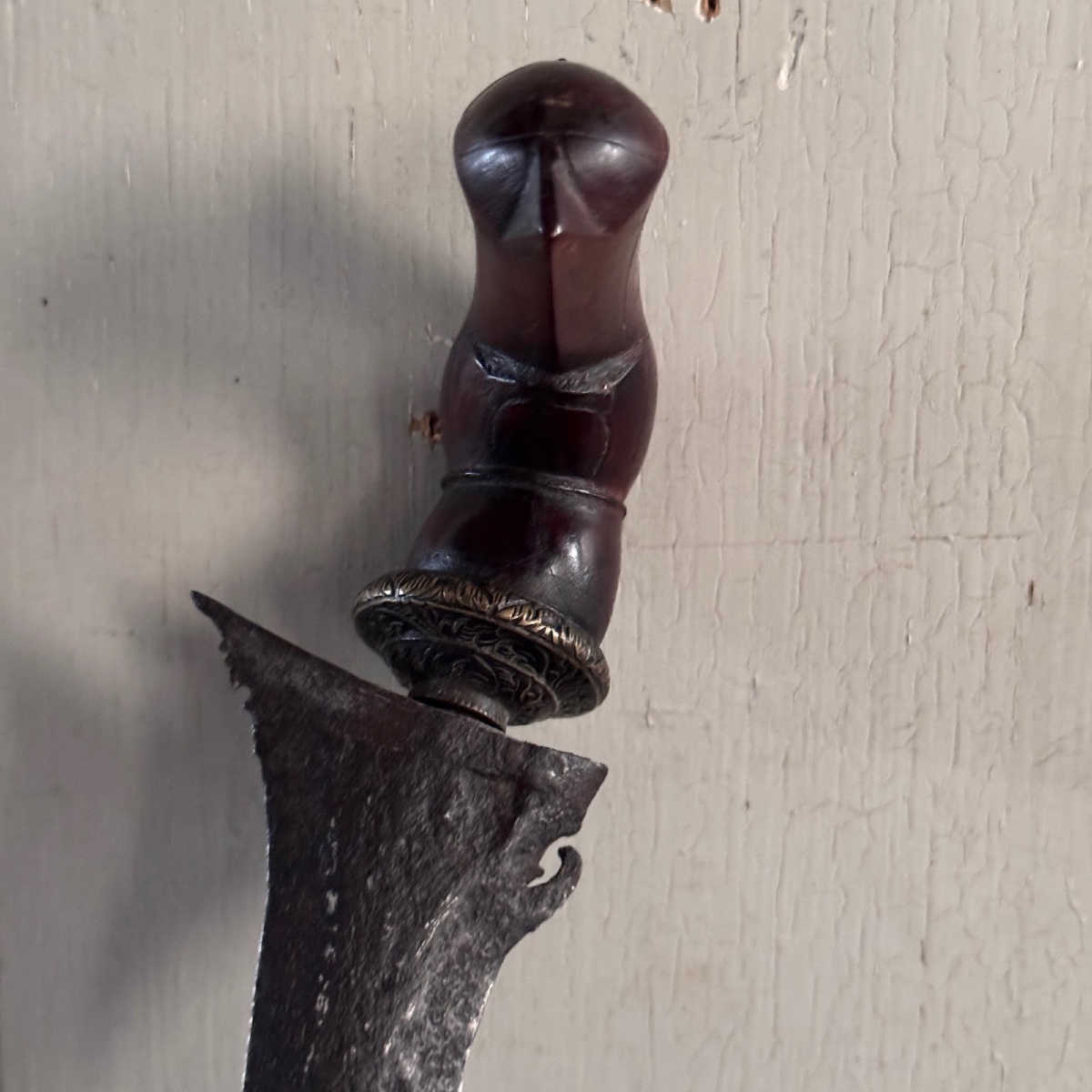 Kriss poignard début XXe Bali Malésie en bois exotique-photo-4