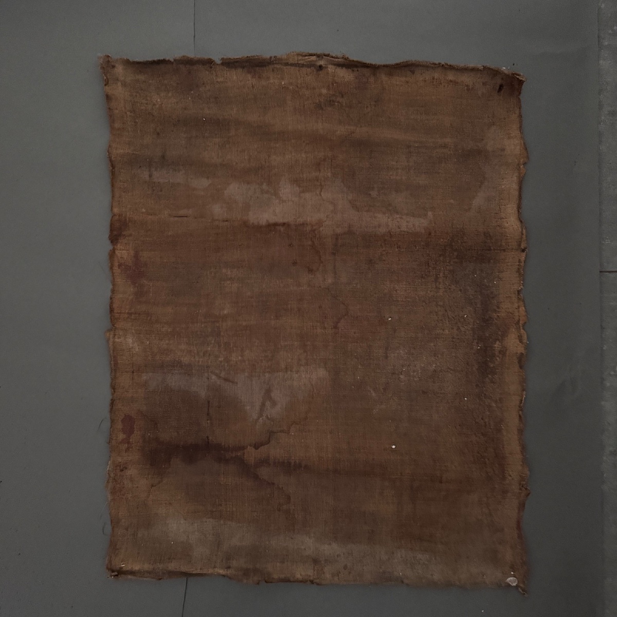 Huile sur toile XVIIe représentant un saint ou un guerrier -photo-1