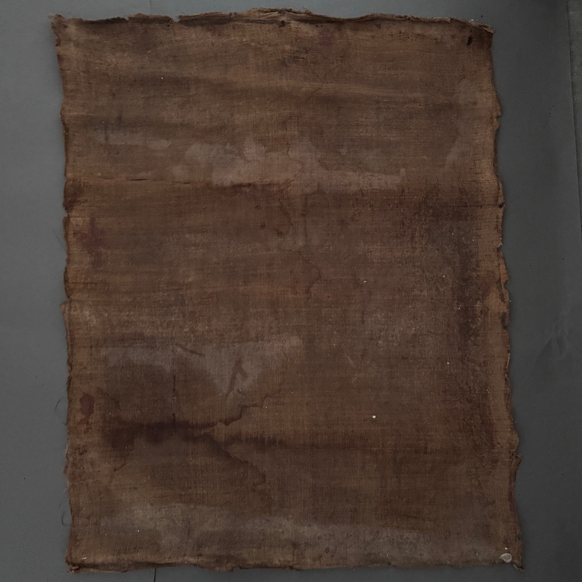 Huile sur toile XVIIe représentant un saint ou un guerrier -photo-3
