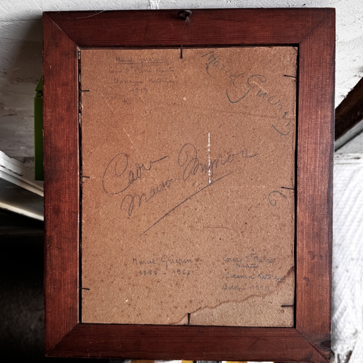 Watercolor On Paper Cours Saint-pierre In Nantes By Marcel Guérin-photo-3