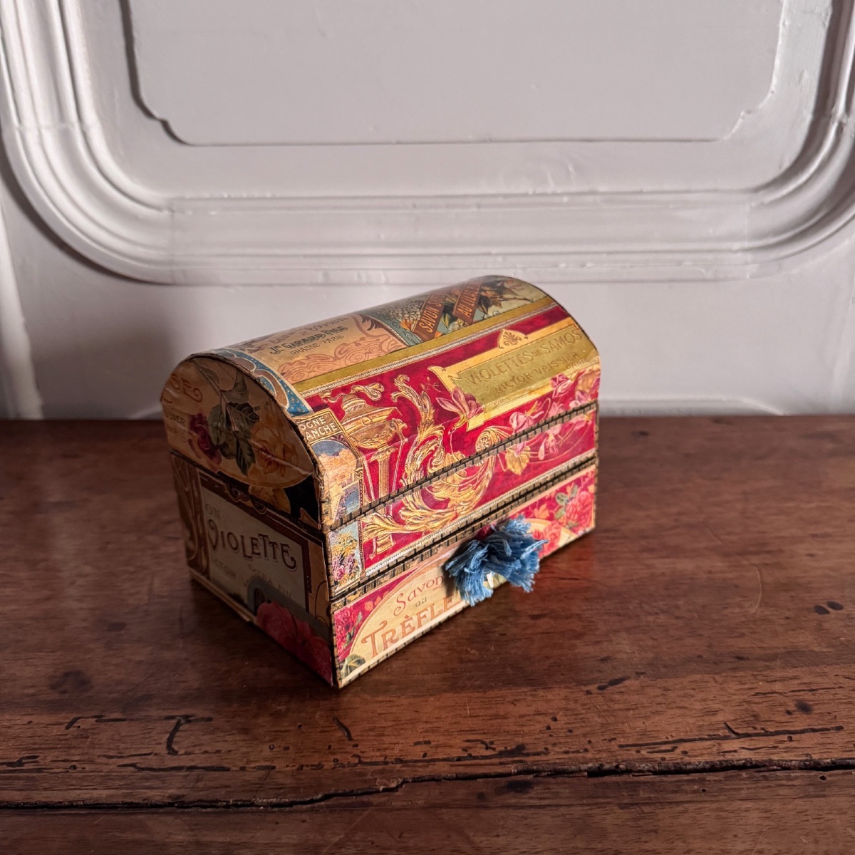 Boite publicitaire 1900 Eau de Cologne Bouquet Savon superfin-photo-7