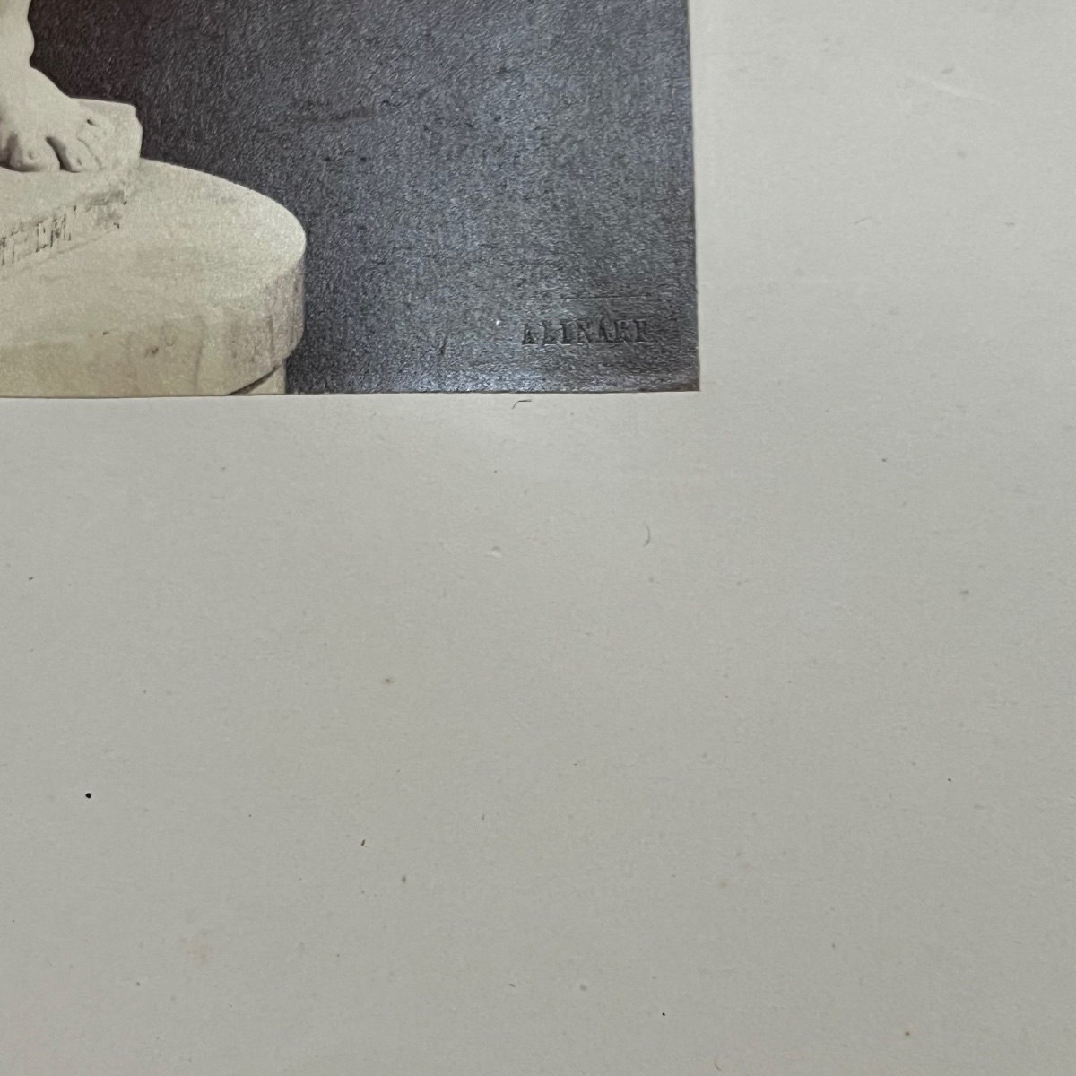 Photo albumine sculpture Damoxene Musée du Vatican XIXe -photo-3