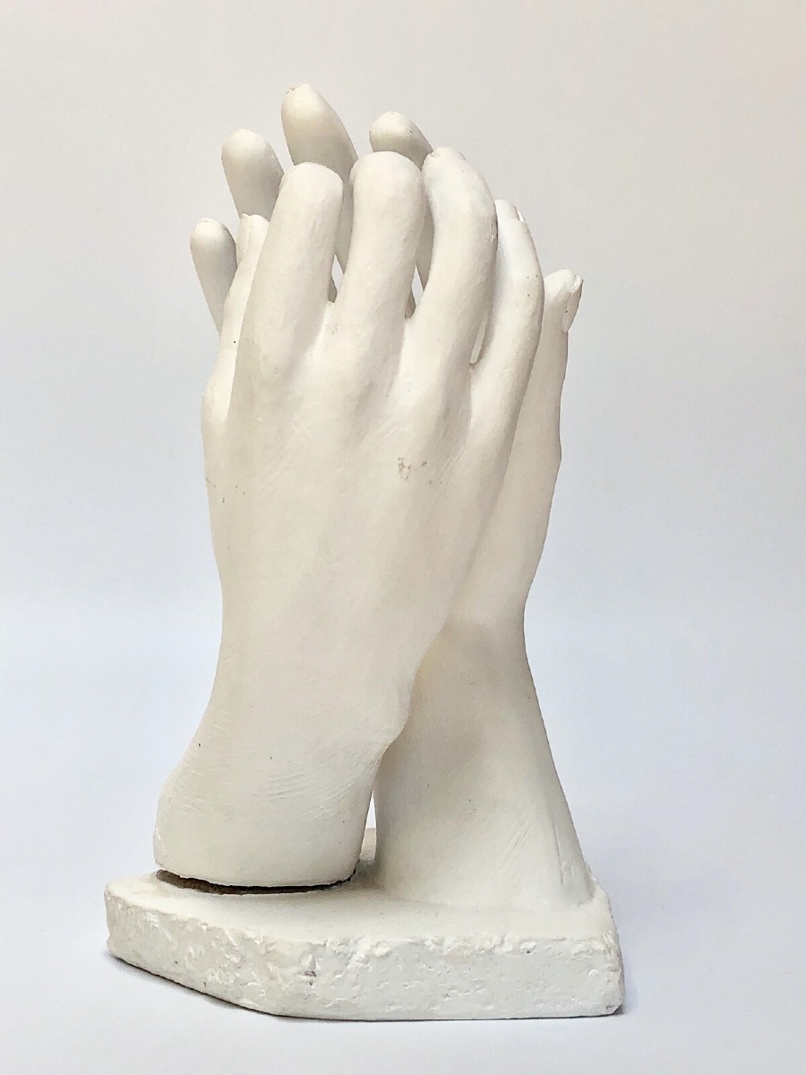 Sculpture La Cathédrale Rodin Plaster Workshop Casting-photo-4