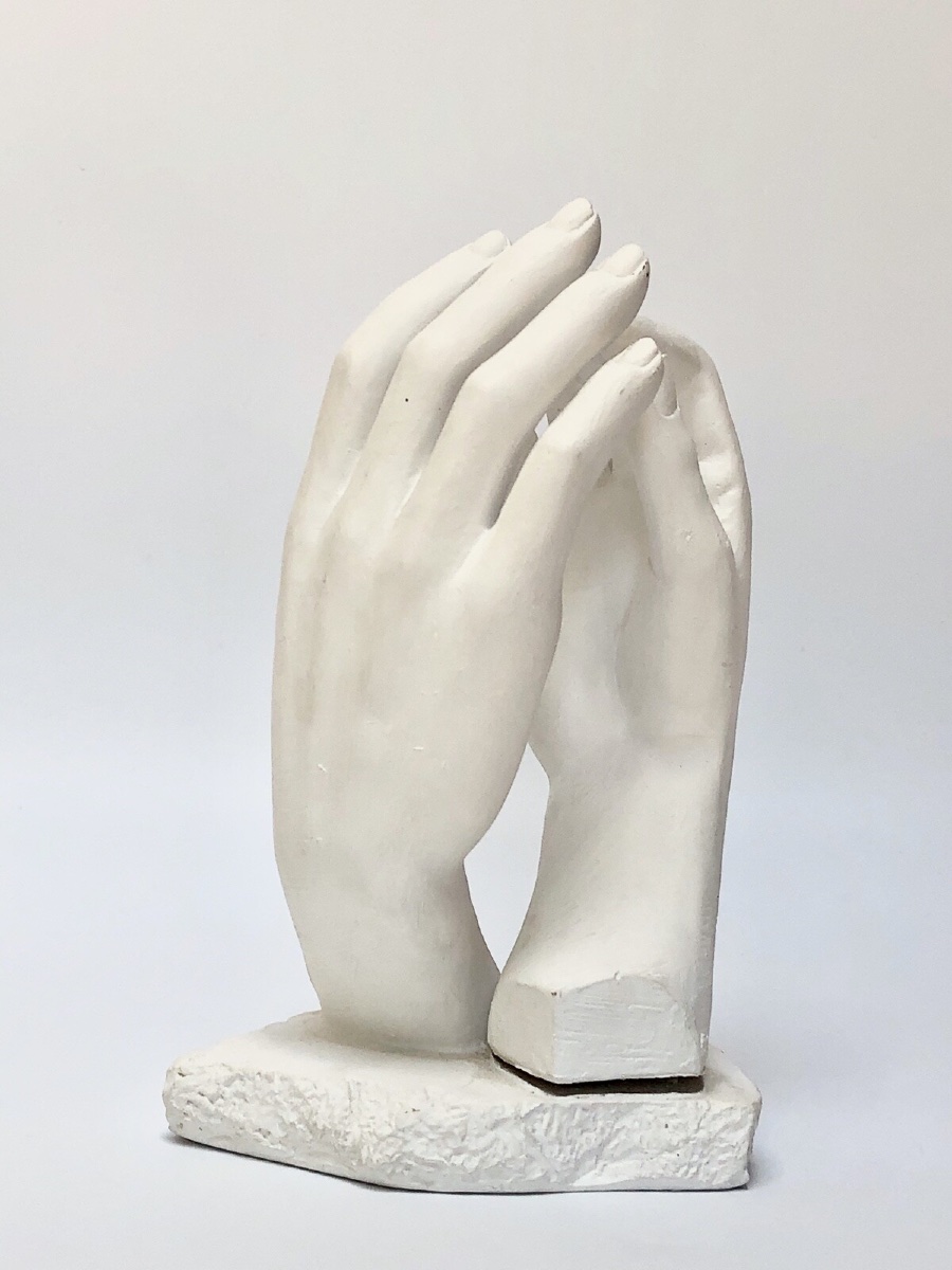 Sculpture La Cathédrale Rodin Plaster Workshop Casting-photo-2