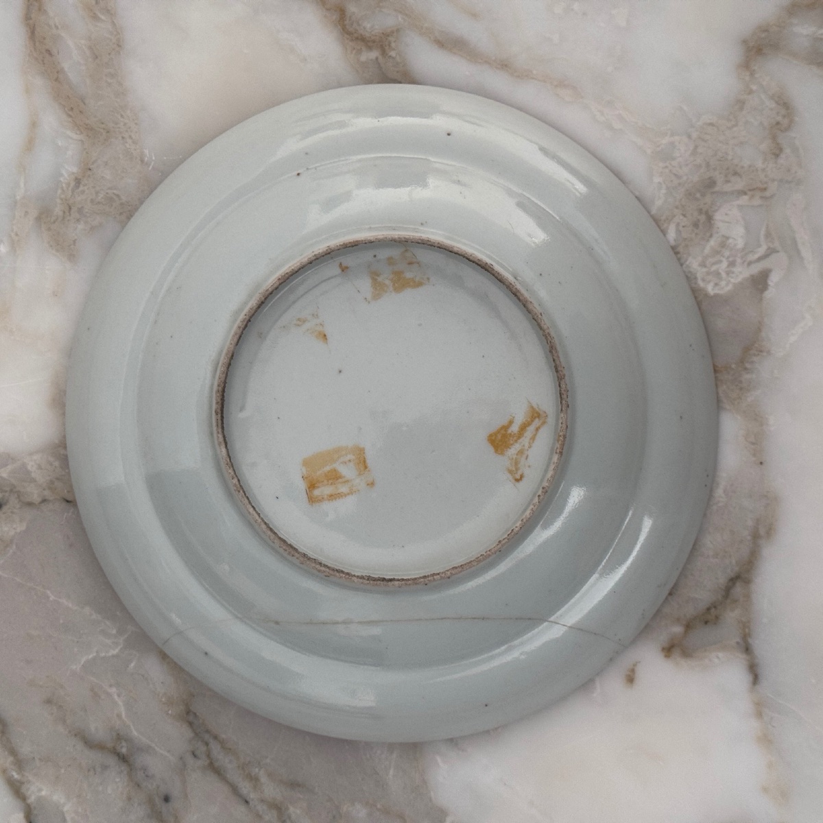 19th Century Chinese Plate With Floral And Butterfly Design-photo-4