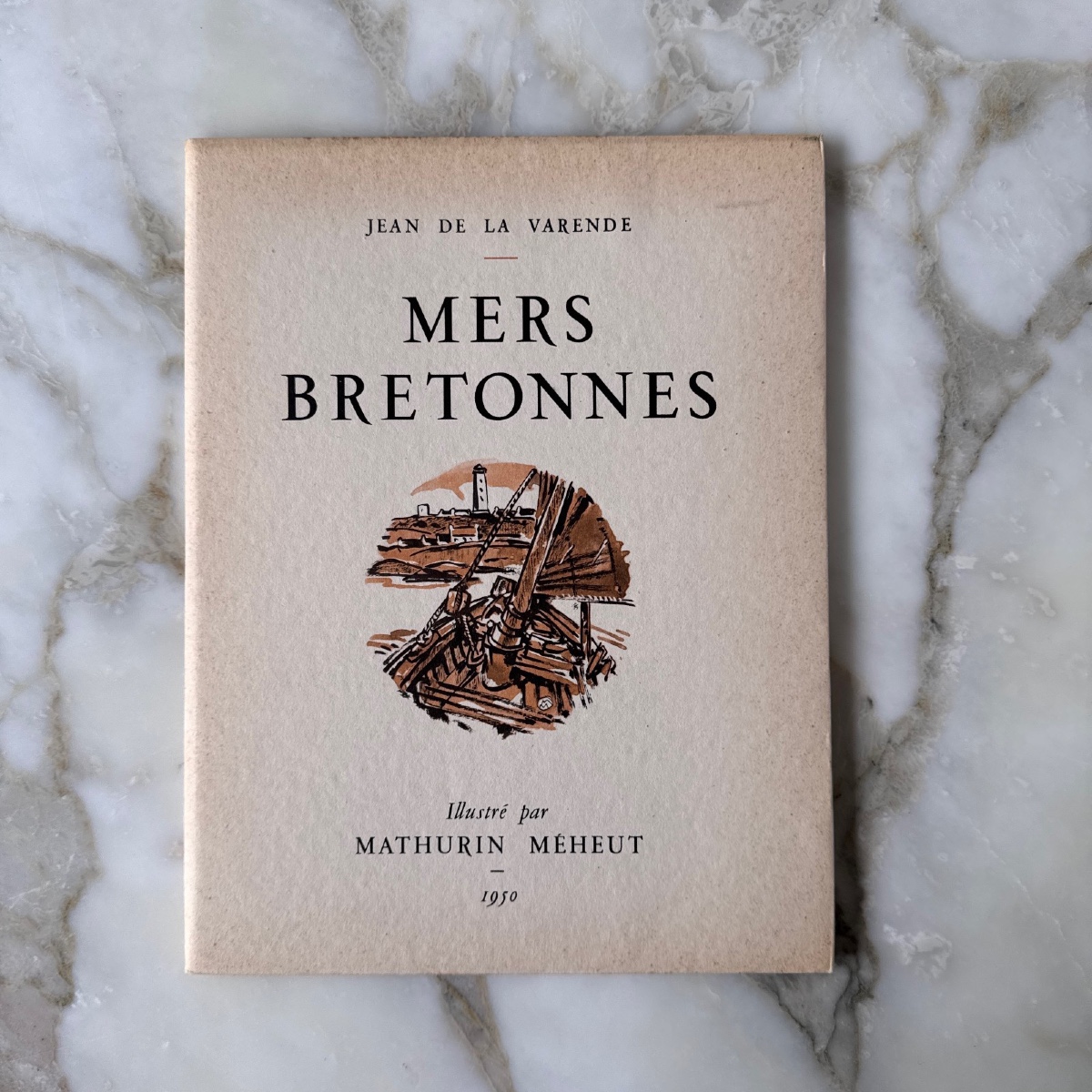 Book Mers Bretonnes By J. De La Varende Illustrations M. Méheut 1950