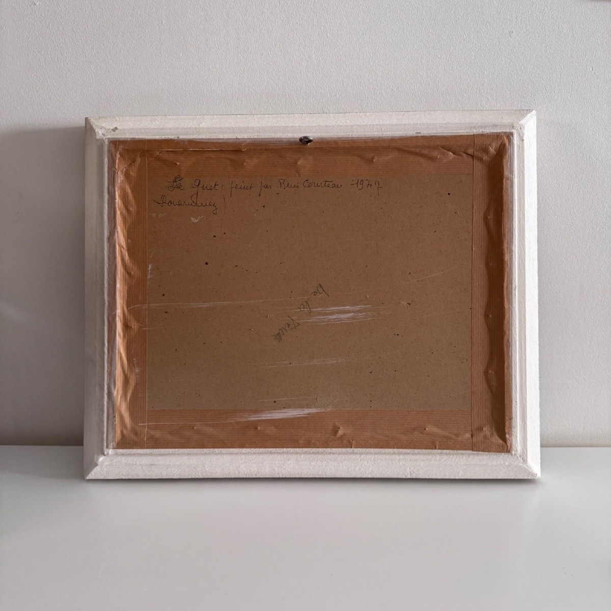 Watercolor On Paper - Port Du Guet Douarnenez 1947 By R. Courteau-photo-3