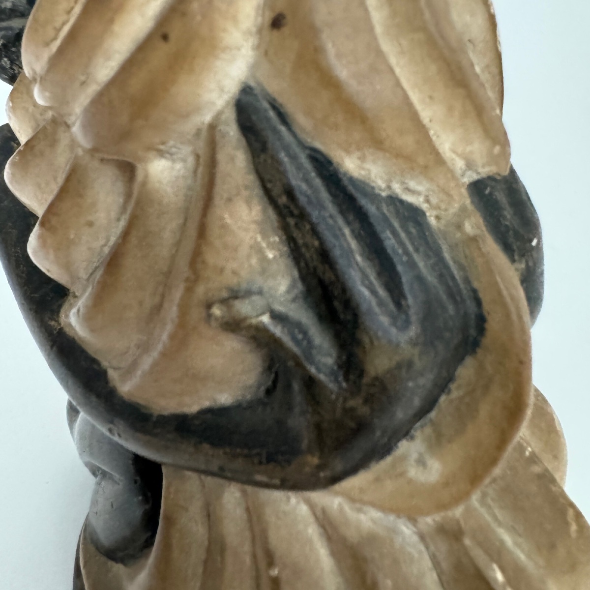 1930 Africanist Sculpture Of A Woman Holding A Bunch Of Bananas-photo-7