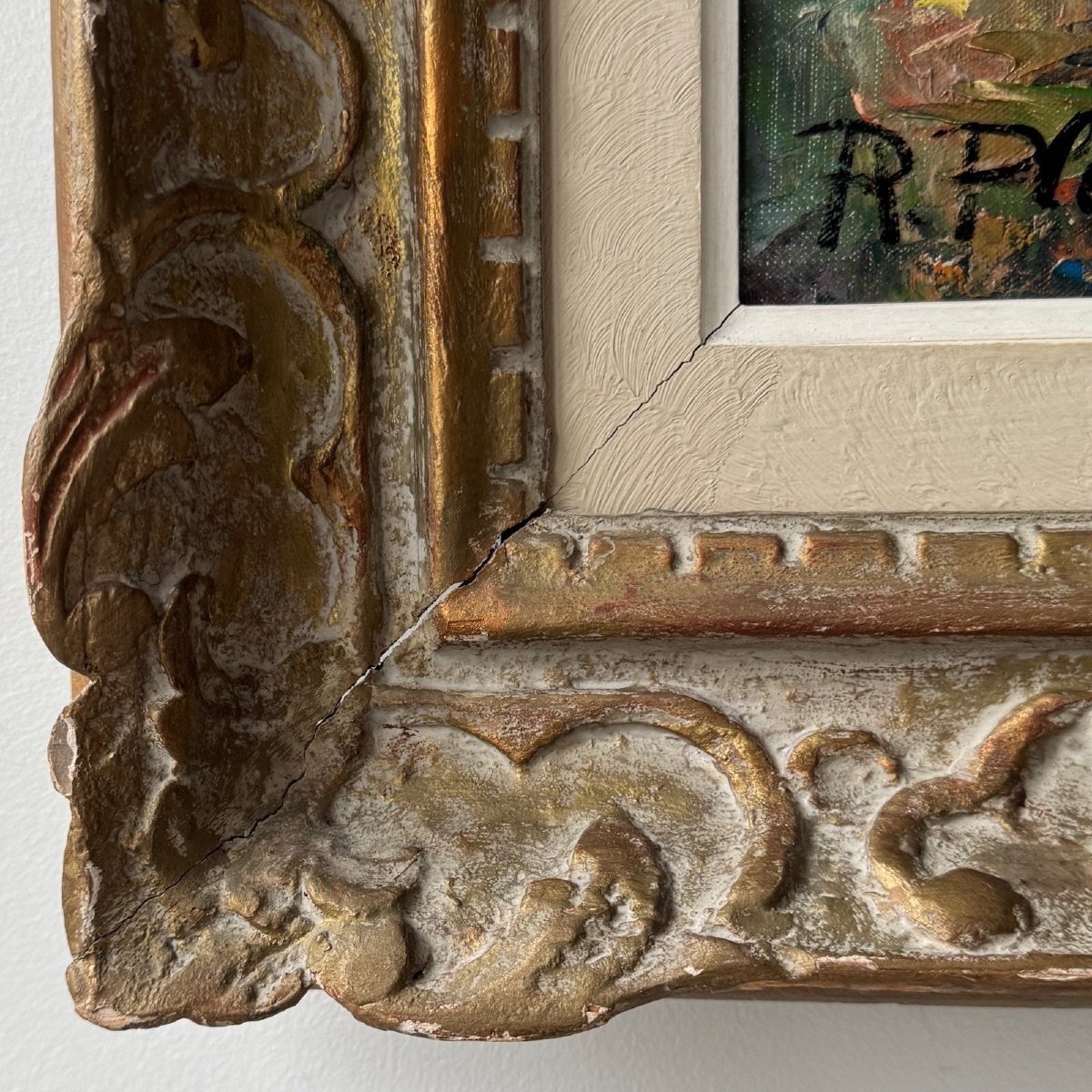 Oil On Canvas By Renée Plard La Jeune Femme Au Chapeau Rouge 20th 1974-photo-3