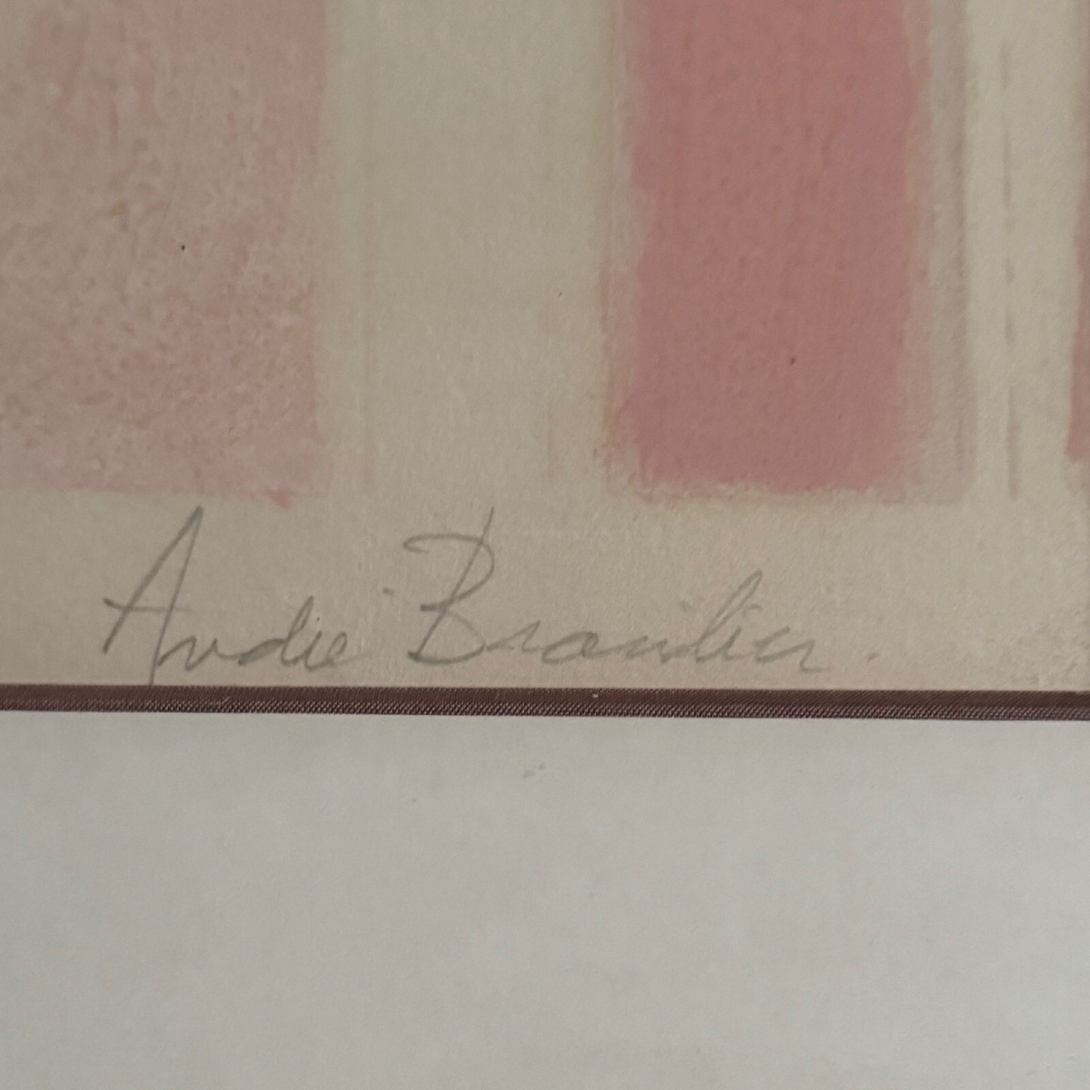 Lithograph Artist's Proof By André Brasilier Jardins Secrets XXe-photo-1