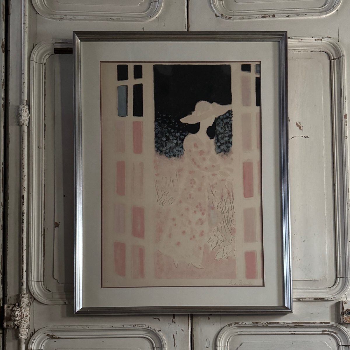 Lithograph Artist's Proof By André Brasilier Jardins Secrets XXe