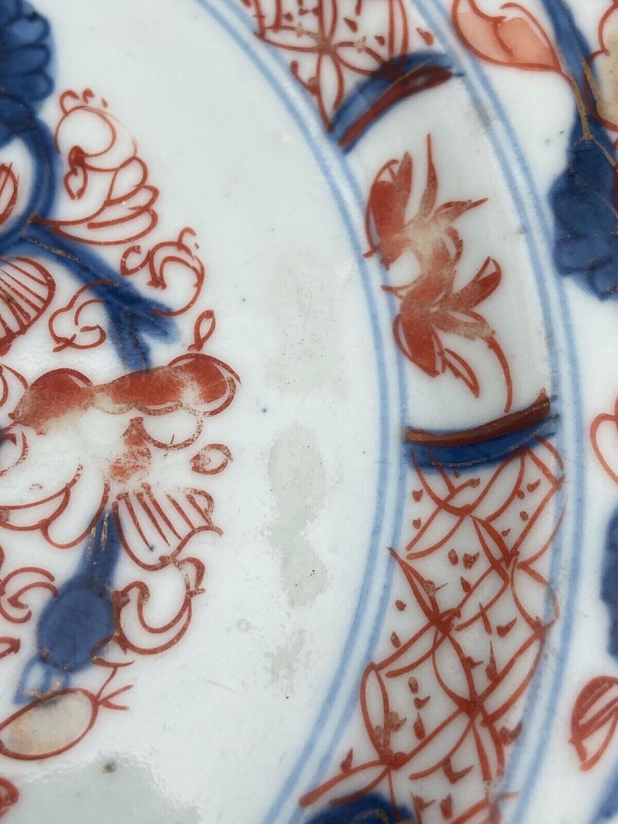 Assiette en porcelaine d'Imari à décor floral Japon-photo-6
