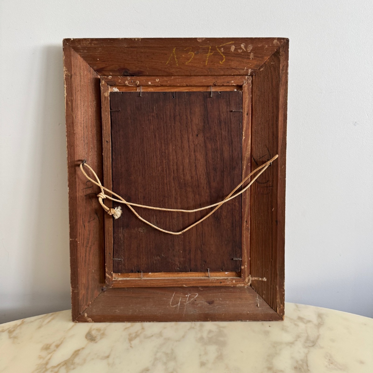 Huile sur panneau bouquet de fleurs nature morte par Y. Barry-photo-8