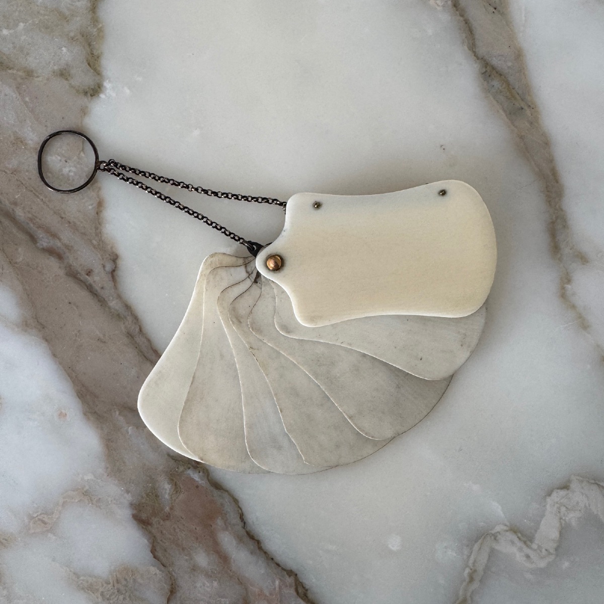 Carnet de bal XVIIIe ornementé d'une miniature -photo-8