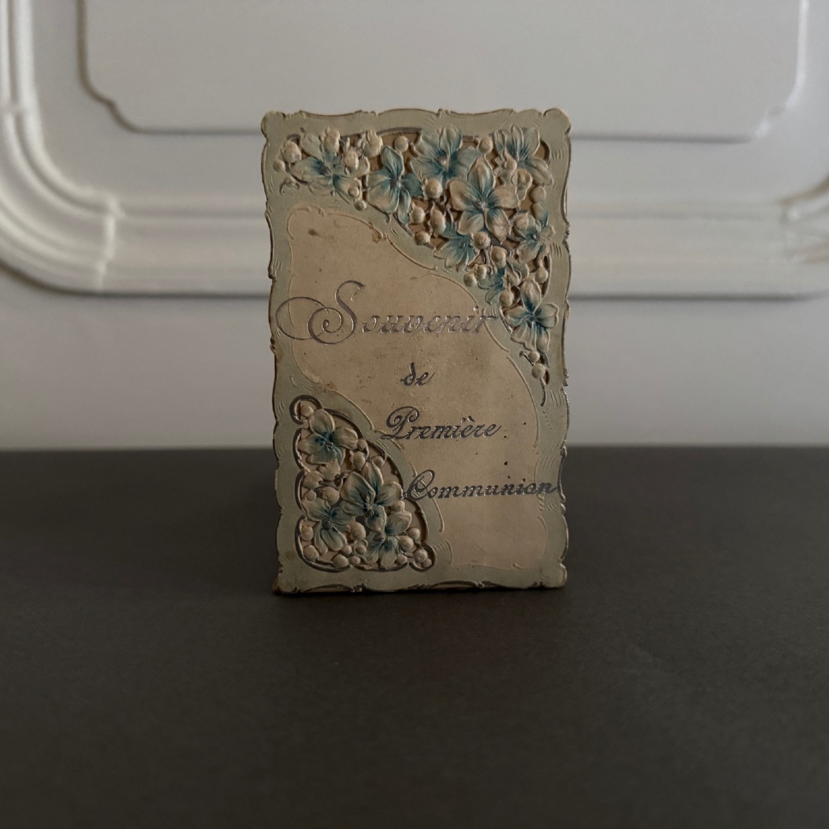 Pious Image Canivet Souvenir De Première Communion 19th Century-photo-5