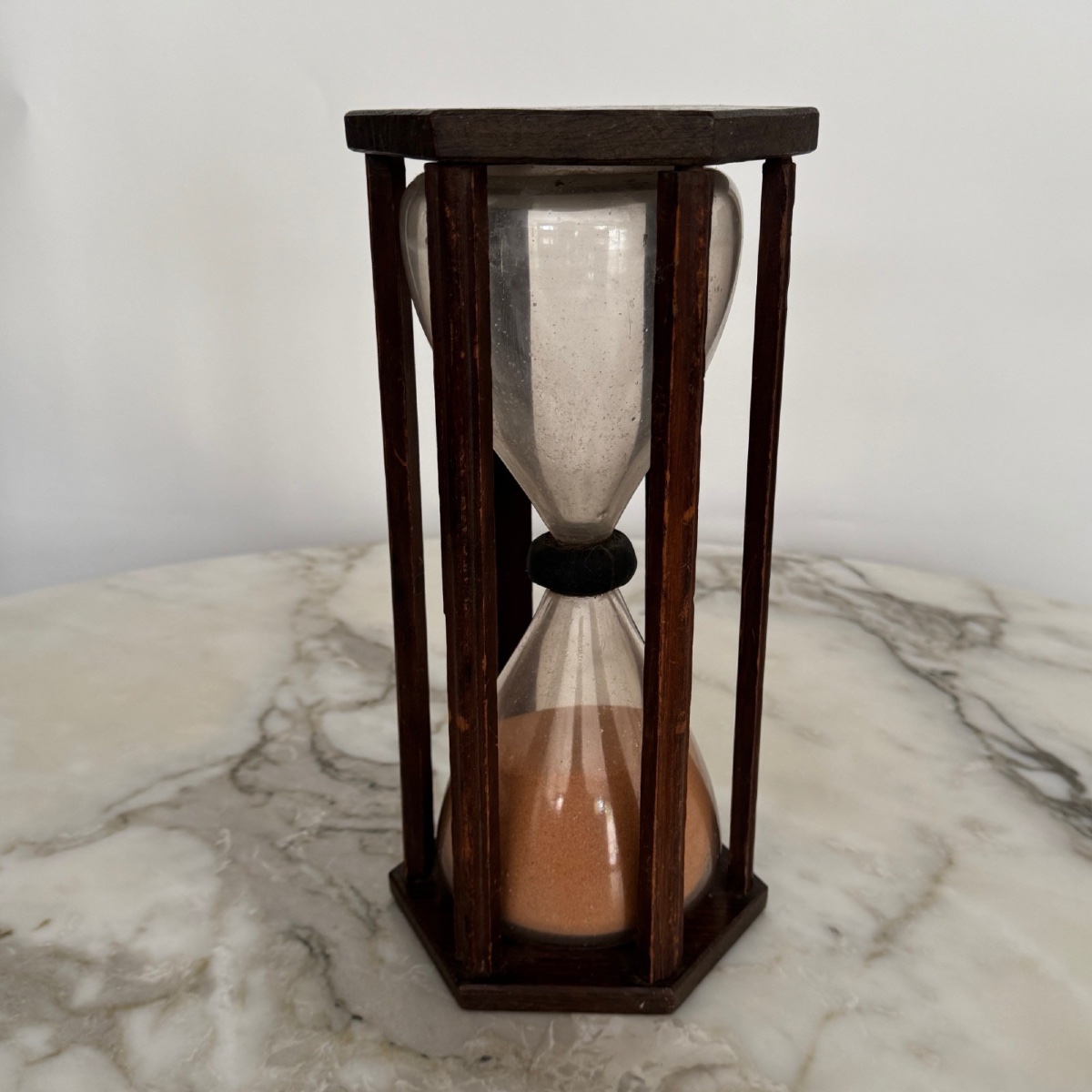 Large 18th Century Hourglass With Six Columns-photo-1