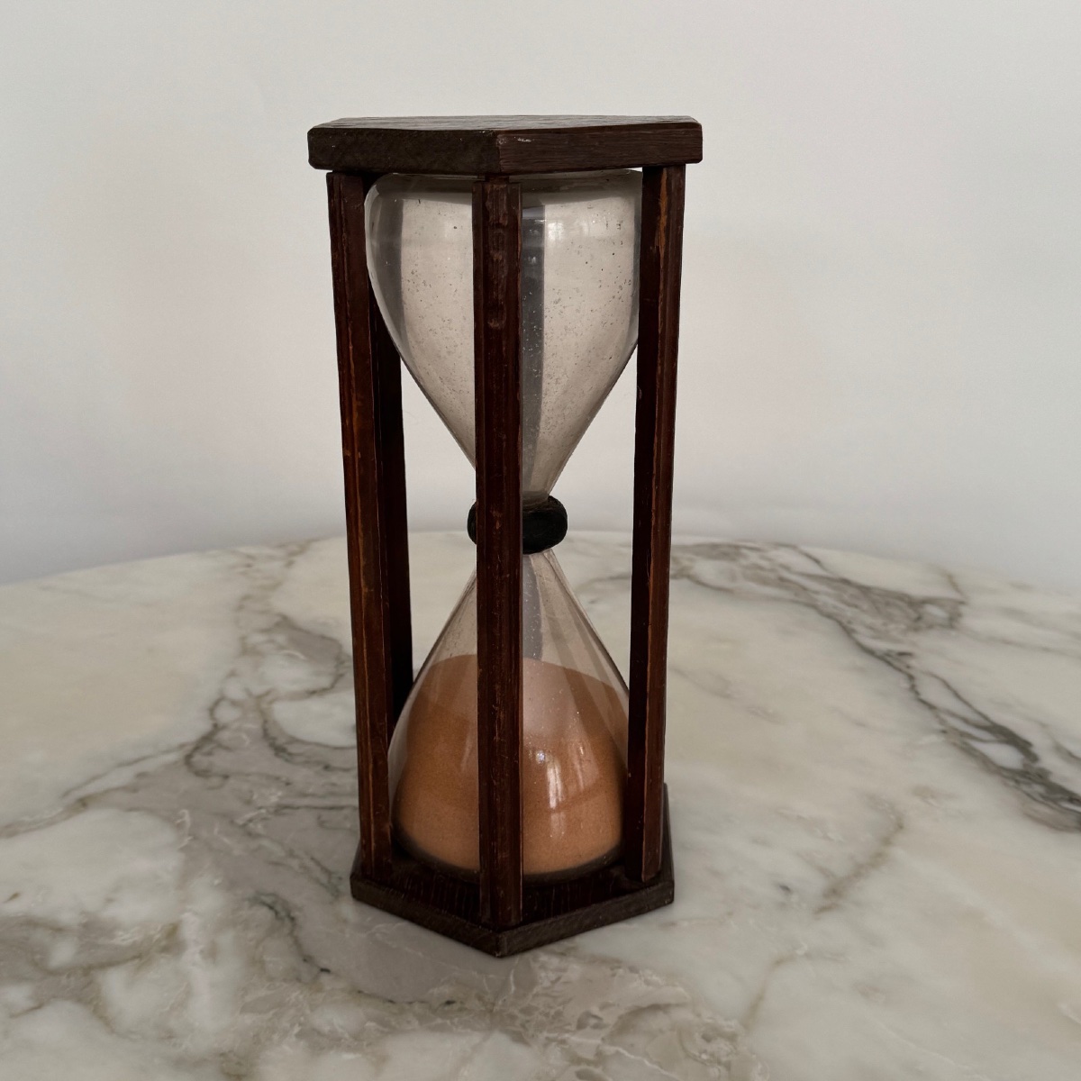 Large 18th Century Hourglass With Six Columns-photo-2