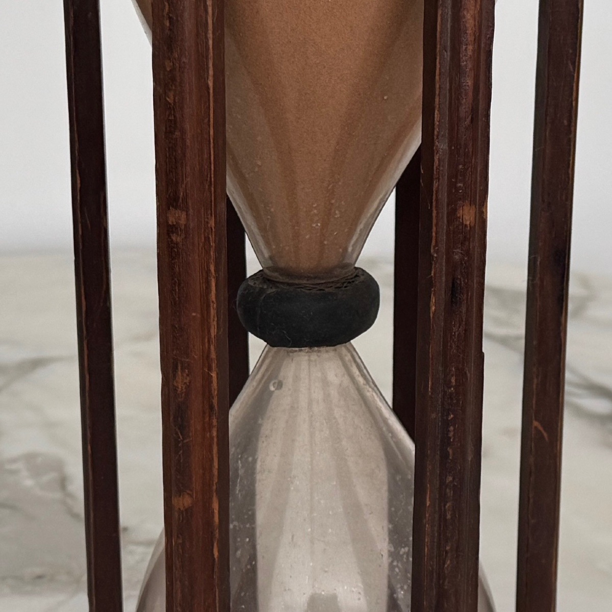 Large 18th Century Hourglass With Six Columns-photo-4