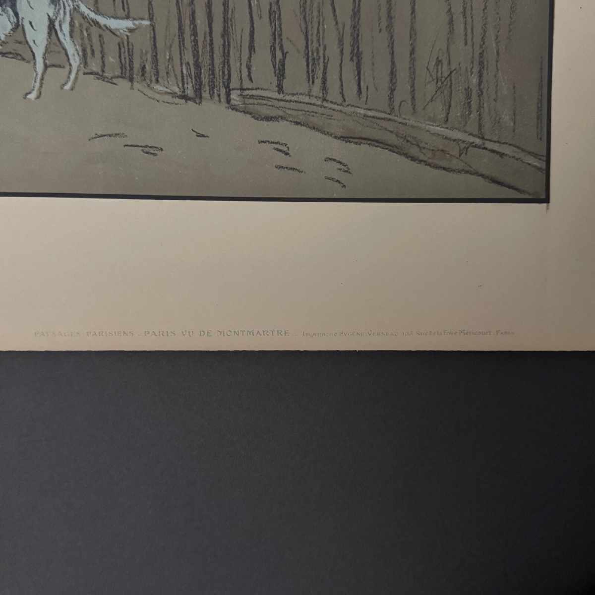 Lithographie par Henri Rivière Paysages Parisiens - Paris vu de Montmartre -photo-5