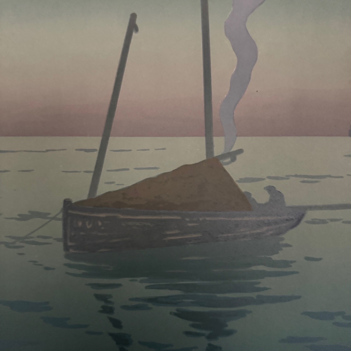 Lithograph By Henri Rivière La Féérie Des Heures - Le Soleil Couchant-photo-1