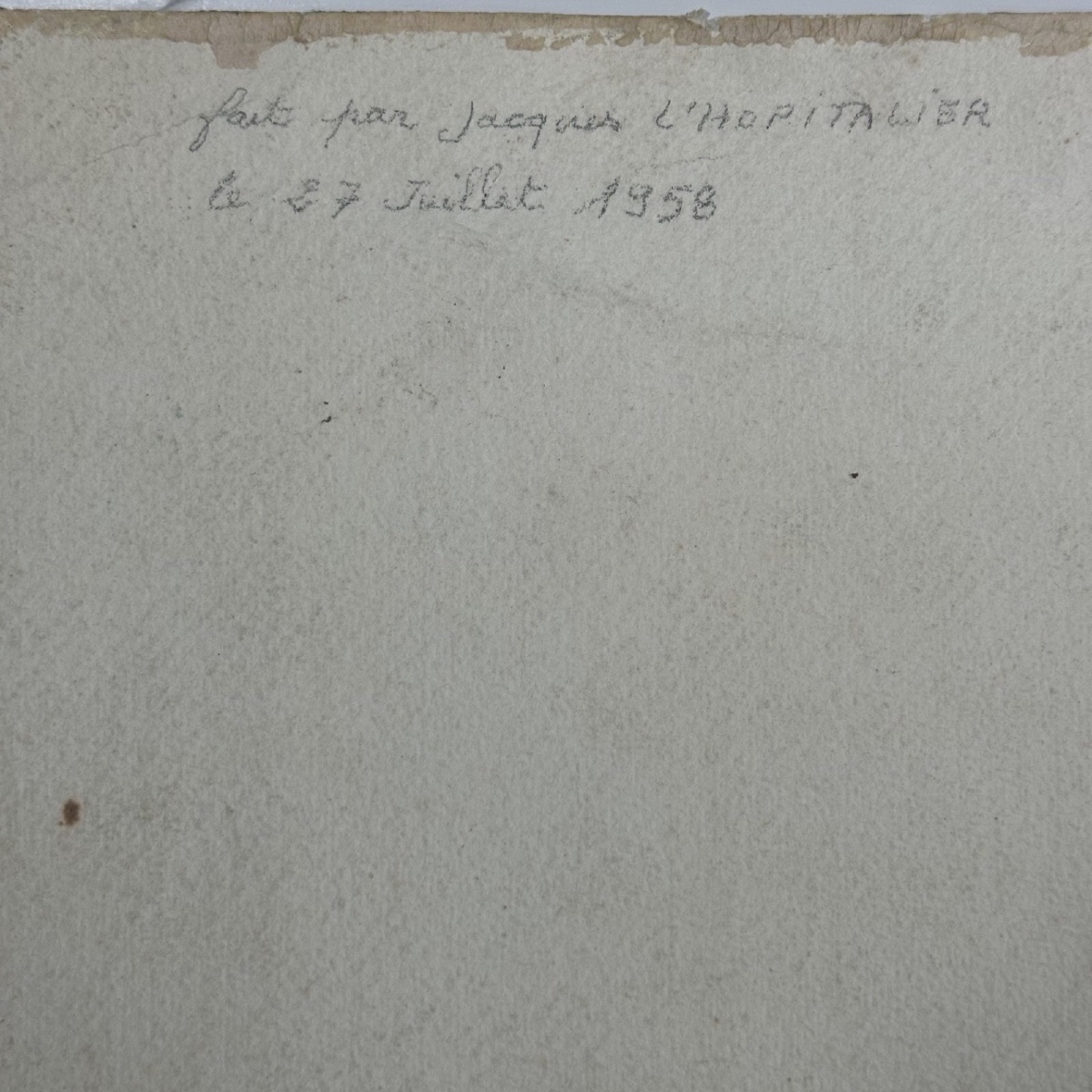Watercolor On Paper By Jacques l'Hopitalier 1958 Noirmoutier-photo-4