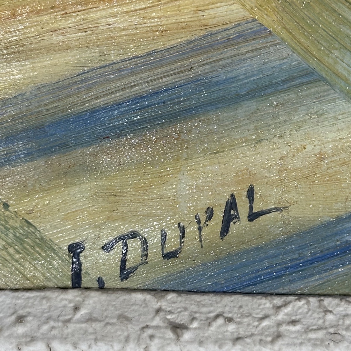 Huile sur toile nature morte bouquet de fleurs XXe par L. Dupal-photo-2