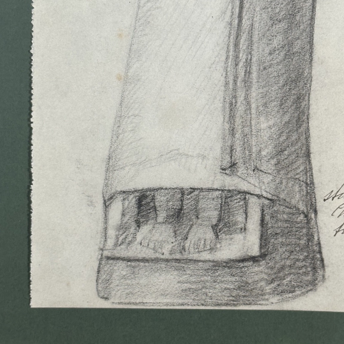 Drawing Of Chaldean Statue Found At Tello By M. De Sarzec-photo-2