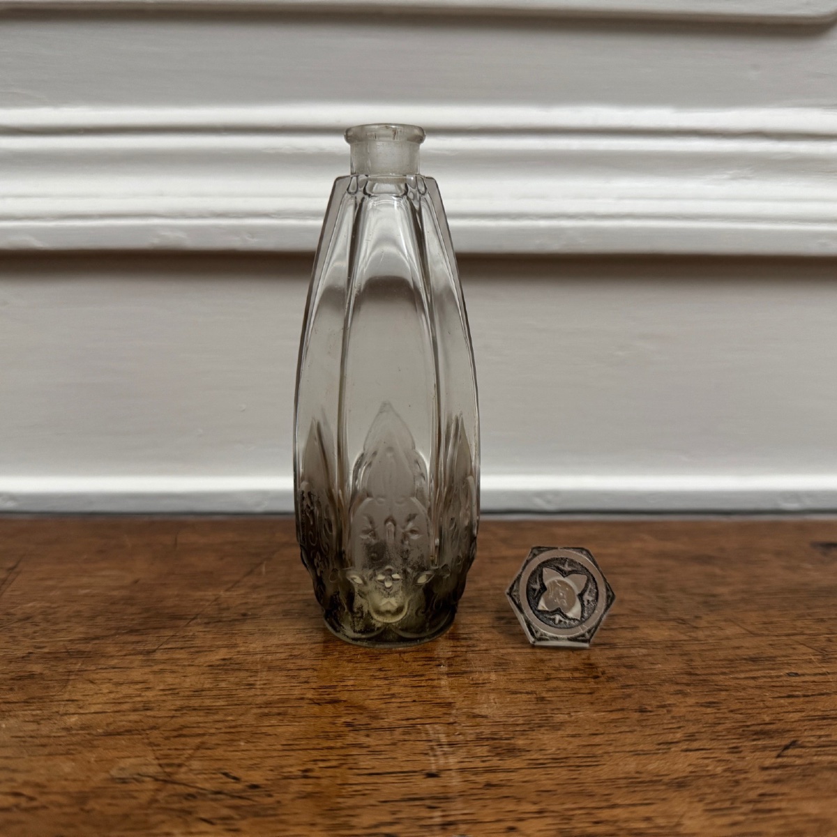 Isabey Bottle By Julien Viard 1930 Cut Sides Floral Decorations-photo-2