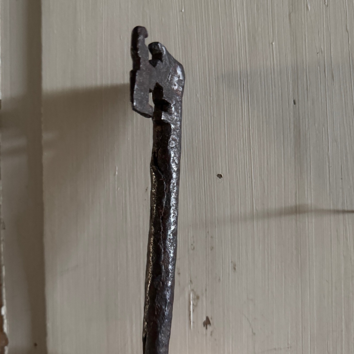 Wrought-iron Key, Haute Epoque, Worn Patina-photo-4