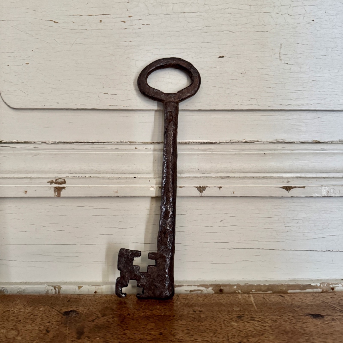 Wrought-iron Key, Haute Epoque, Worn Patina
