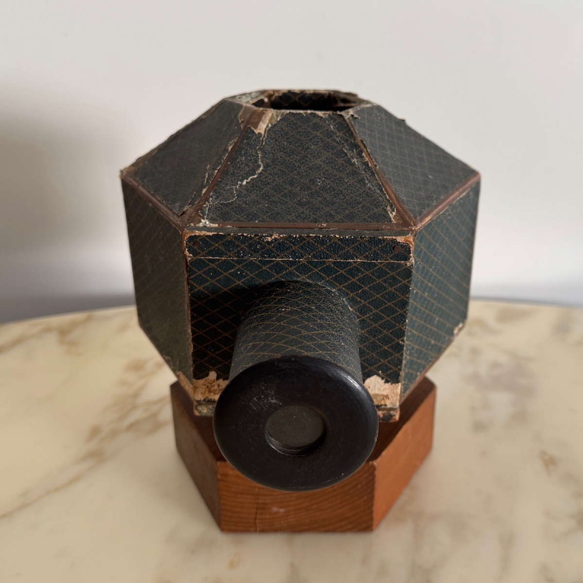 Lampascope hexagonale lanterne magique Alphose Giroux XIXe -photo-3