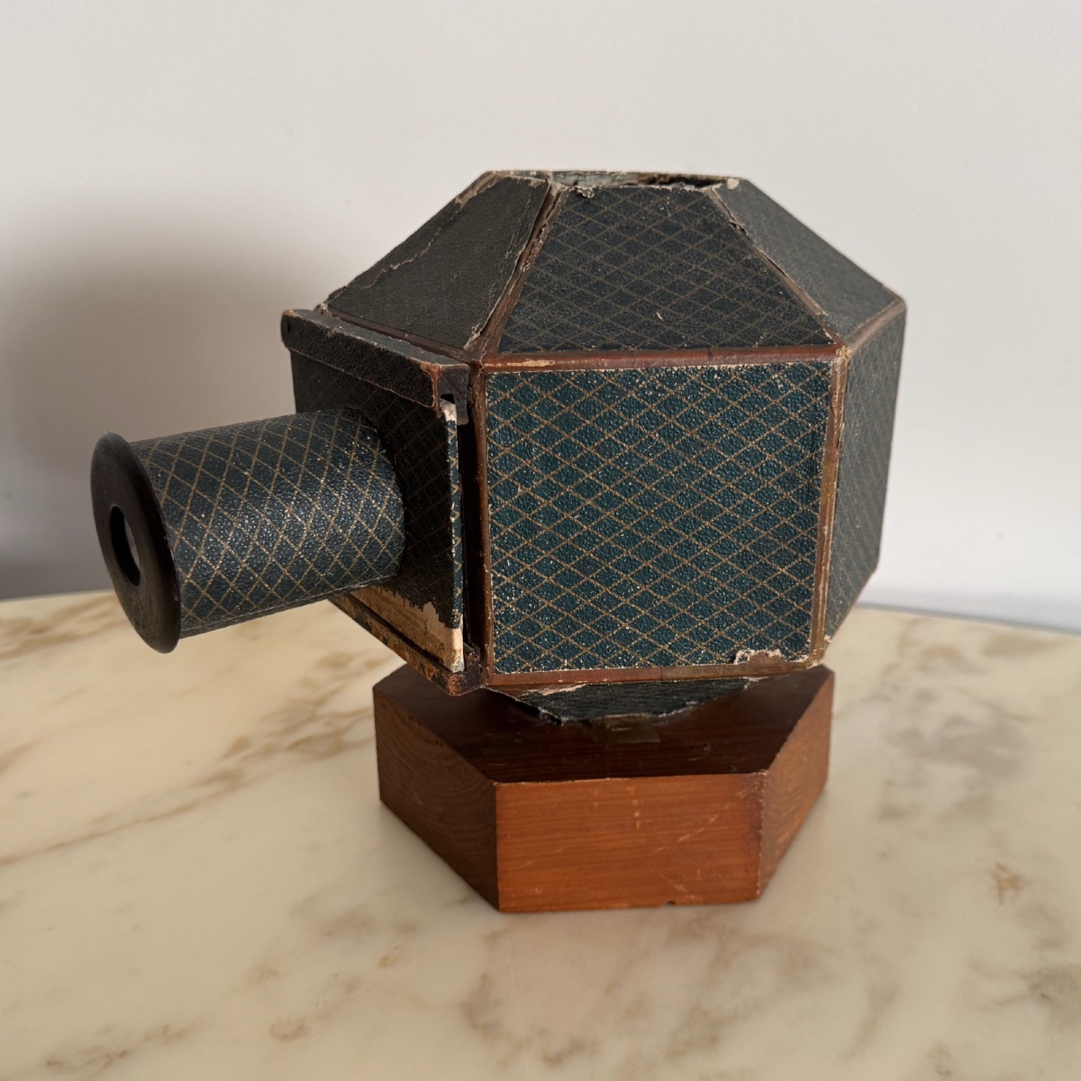 Lampascope hexagonale lanterne magique Alphose Giroux XIXe -photo-4