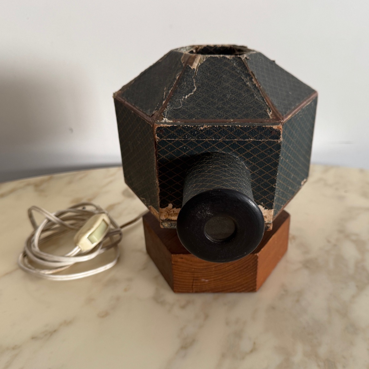 Lampascope hexagonale lanterne magique Alphose Giroux XIXe -photo-3