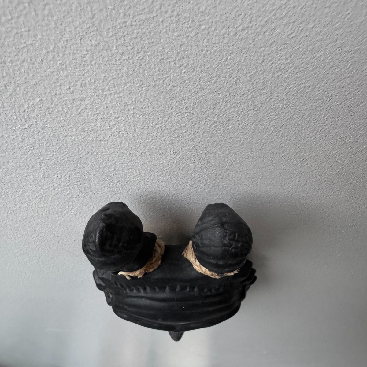Africanist Mask By Jacques Sagan Vallauris Black Ceramic-photo-6