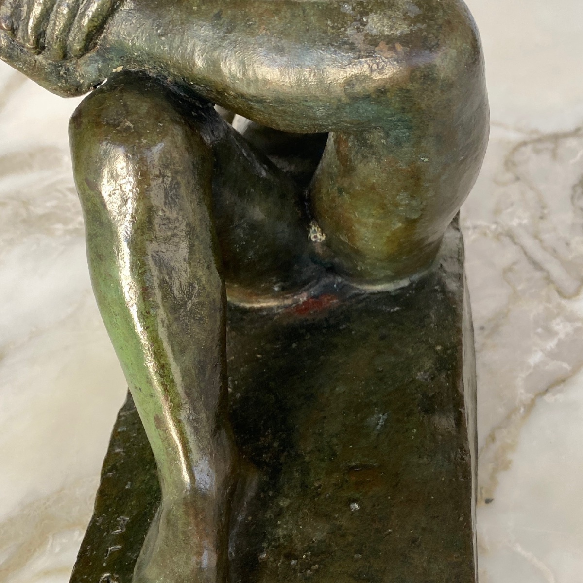Bronze Art Deco 1930 Nude Woman Marius Léon Cladel Cire Perdue J. Pannini-photo-2