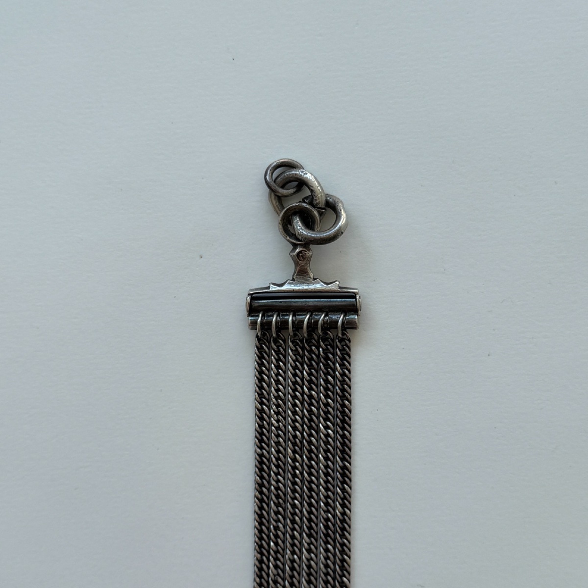 Ottoman Silver Pendant With Enamelled Pendants-photo-1