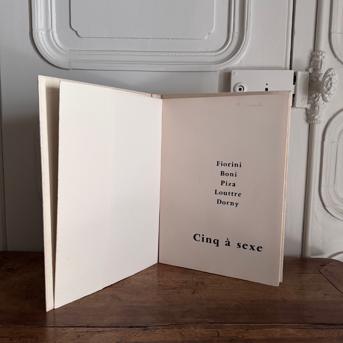 Livre Cinq à Sexe par Fiorini Boni Piza Louttre Dormy N°15 -photo-3
