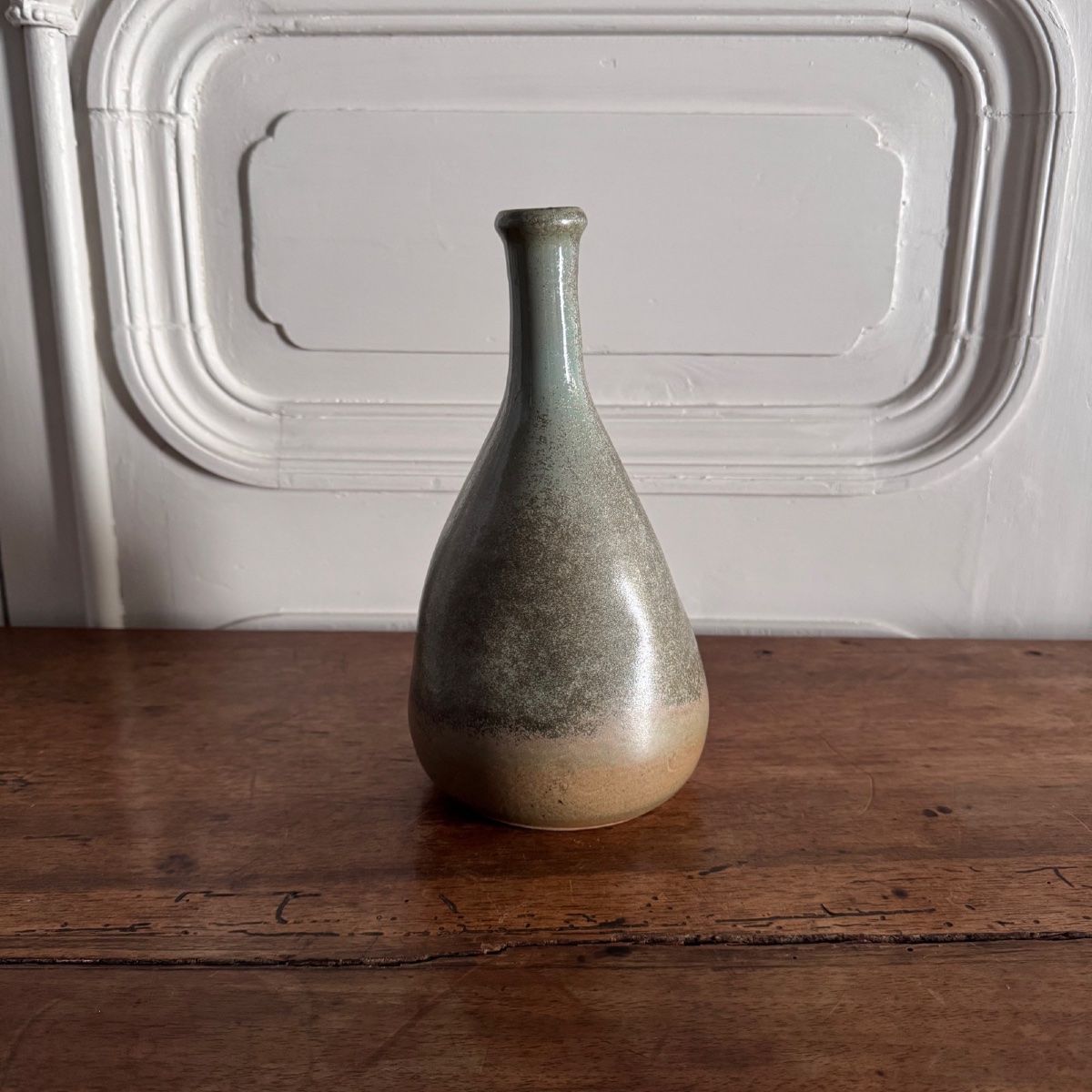 Vase anthropomorphe Korukcu Adnan grès émaillé représentant un visage-photo-3
