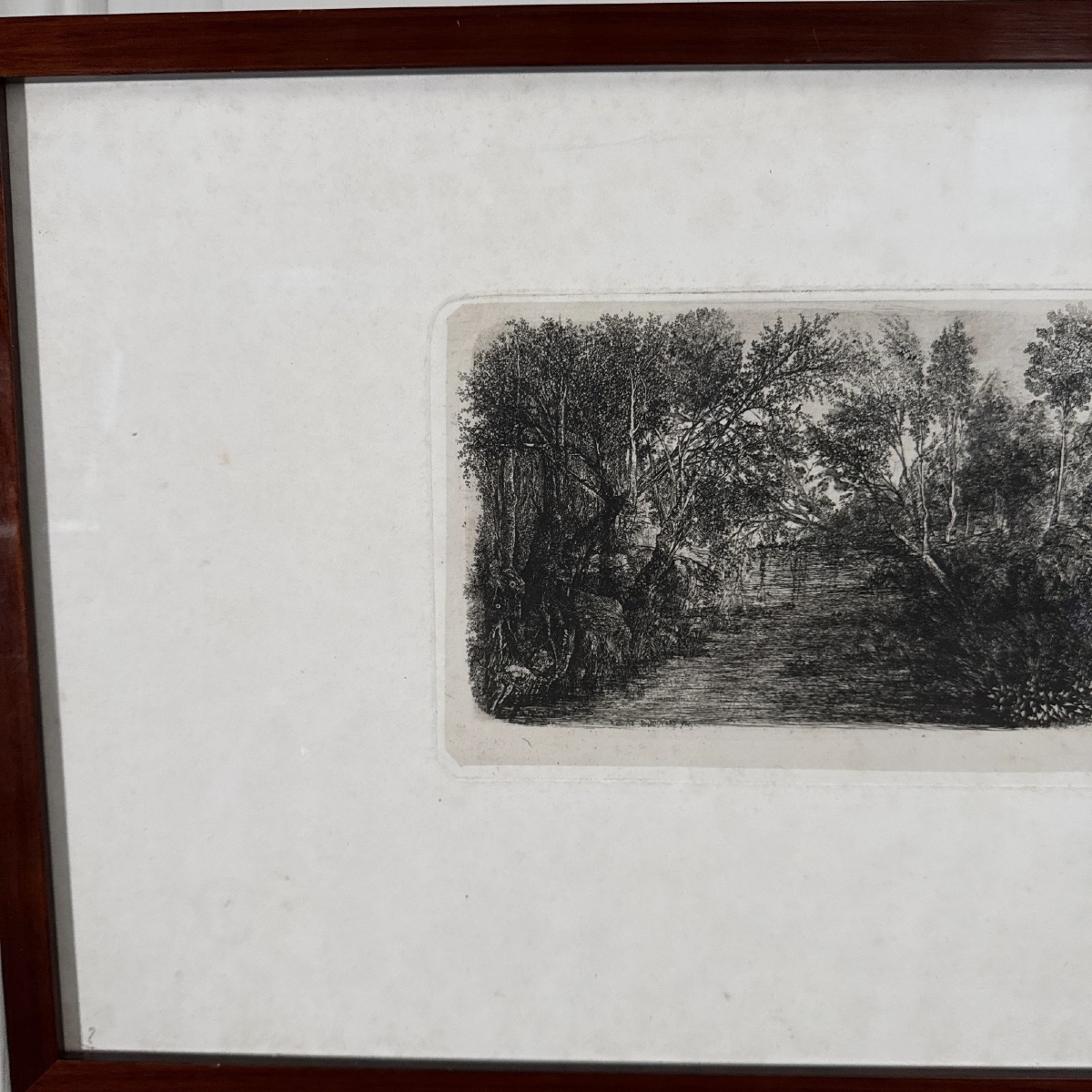 Antique Etching By Rodolphe Bresdin, -photo-3