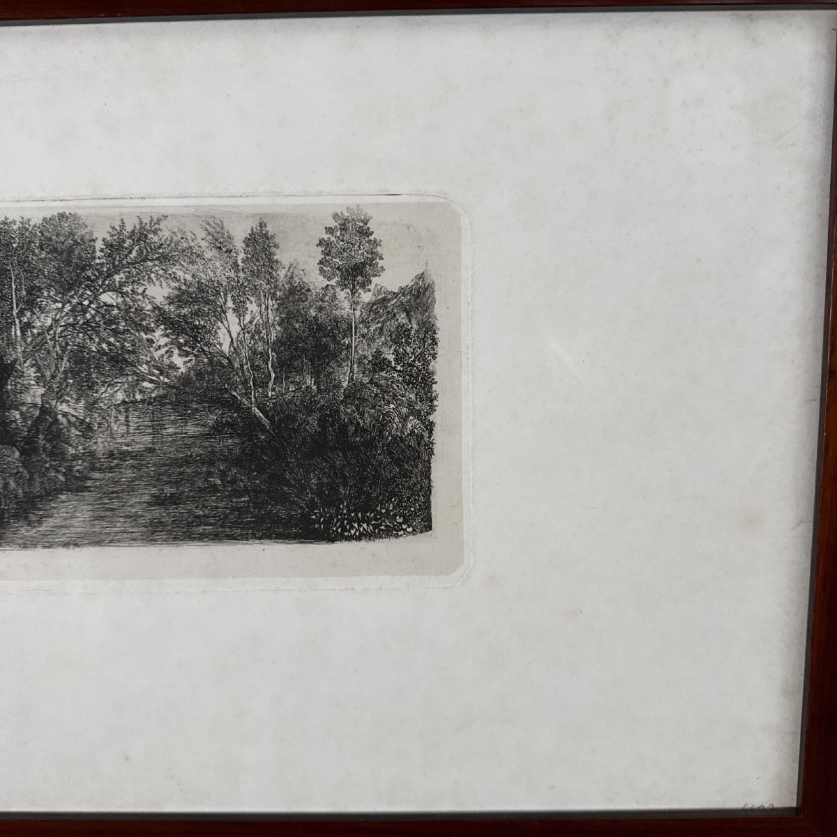 Antique Etching By Rodolphe Bresdin, -photo-4