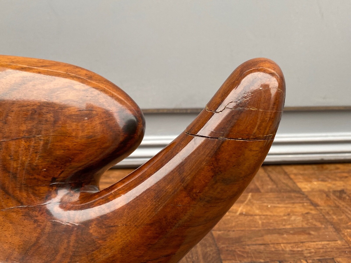 Modernist Free-form Wood Sculpture, 1960 -photo-1